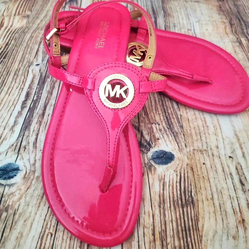 NEW MICHAEL MICHAEL KORS WOMEN'S CAPRI THONG SANDALS